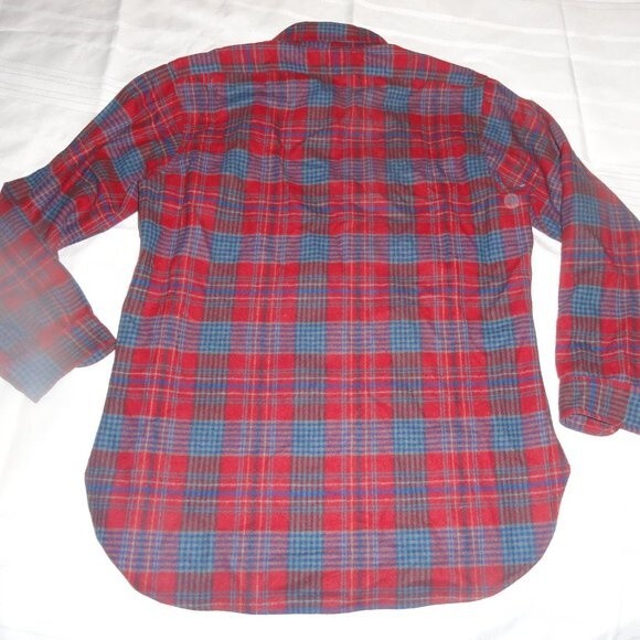Pendleton Shirt Plaid Wool Vintage EXCellent - Picture 5 of 6